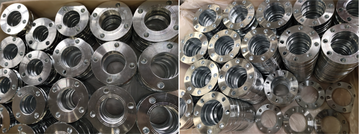 1800pcs Galvanized En1092 Forged Type 01A Pn10 Plate Pipe Flange siap!